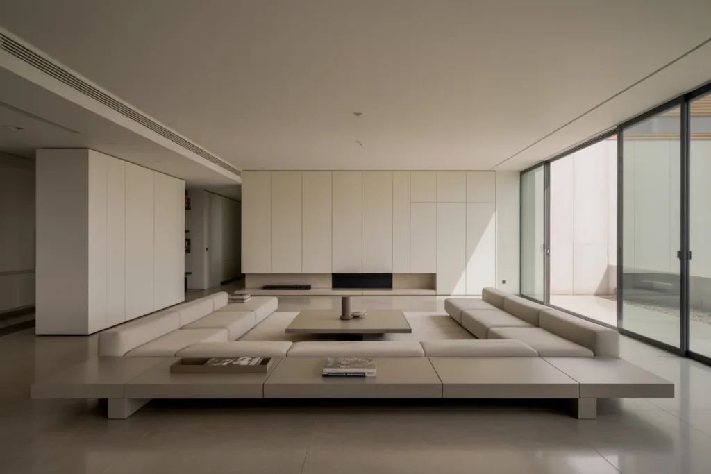 Low Profile Furniture Clean Modern Living Look