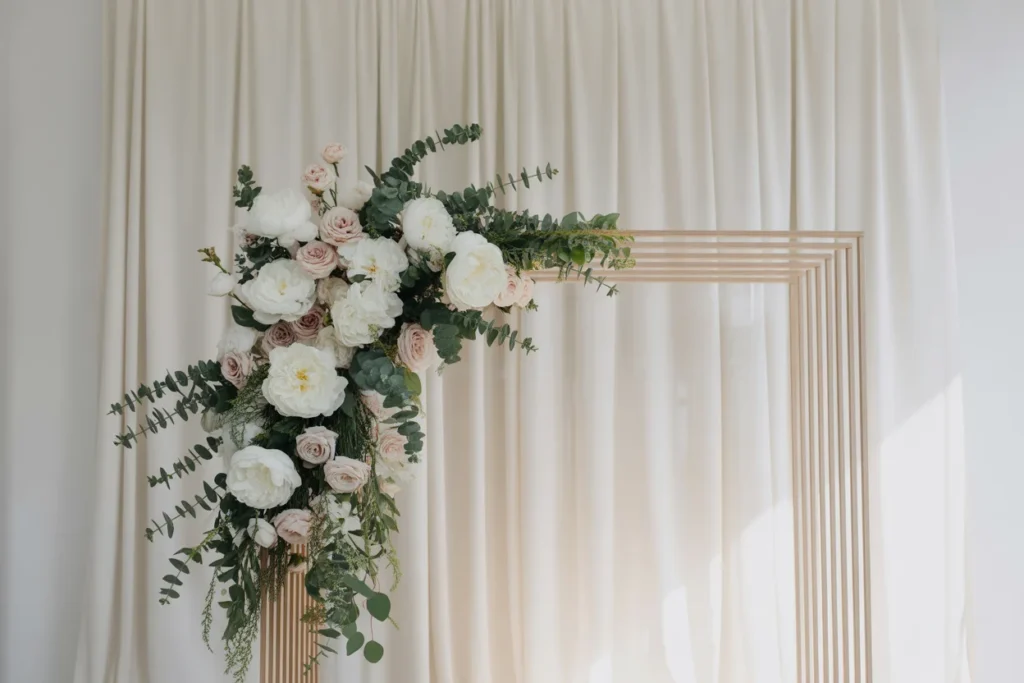 Modern Arch Decor Stylish Photo Backdrop
