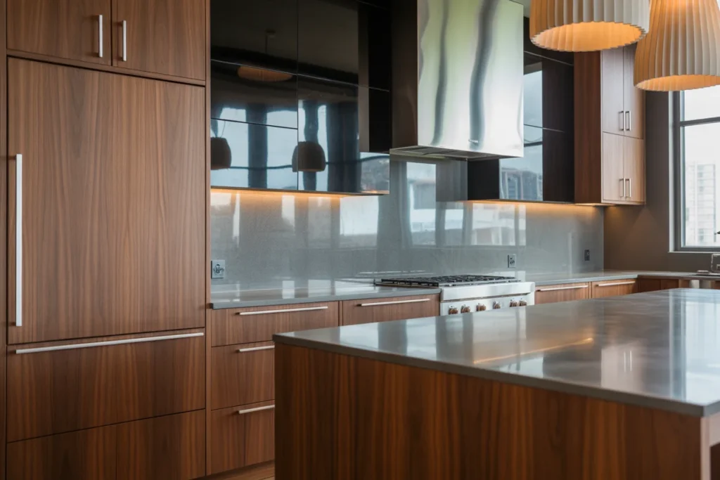 Mixed Texture Kitchens Dynamic Visual Appeal