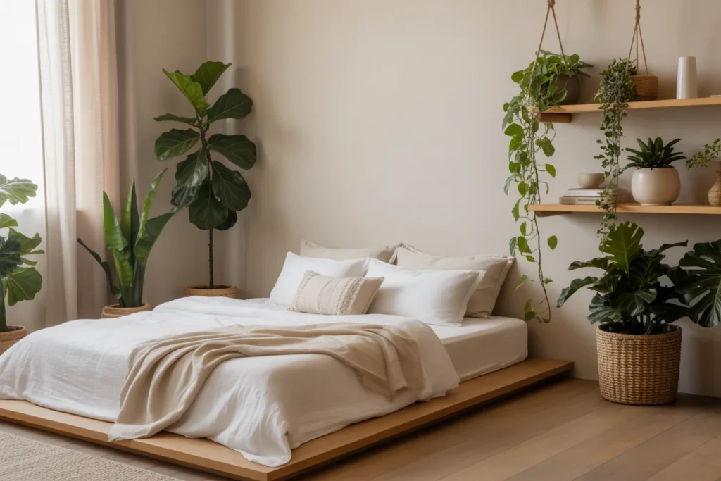 Indoor Plants Fresh Natural Bedroom Feel