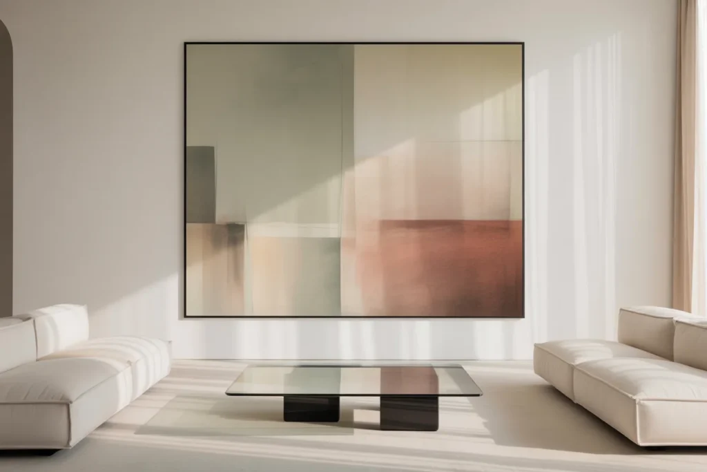 Neutral Wall Decor Calm Minimal Living Look