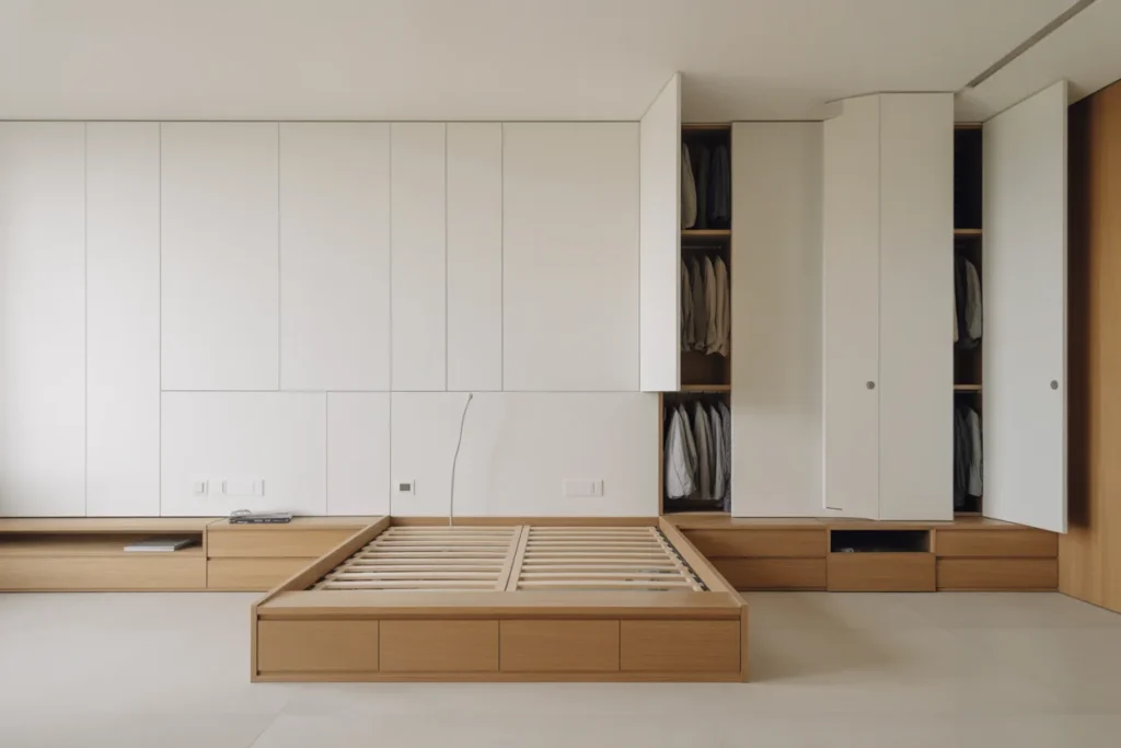 Hidden Storage Clean Clutter Free Design Idea