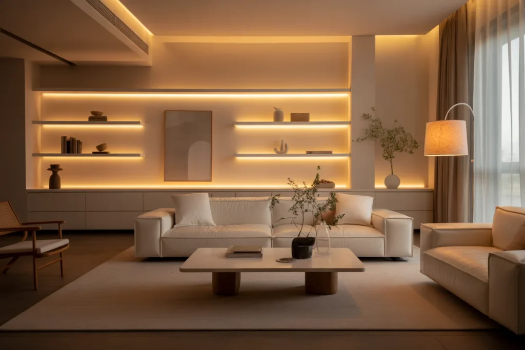 Soft Lighting Warm Minimal Atmosphere Style