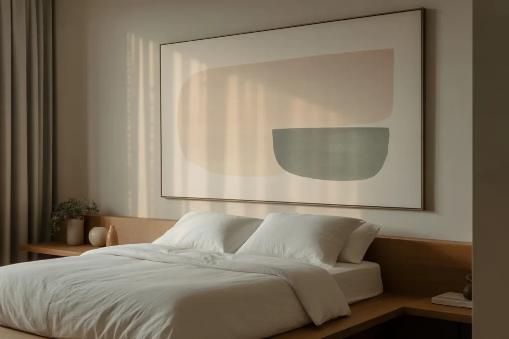 Minimal Wall Art Elegant Bedroom Accent