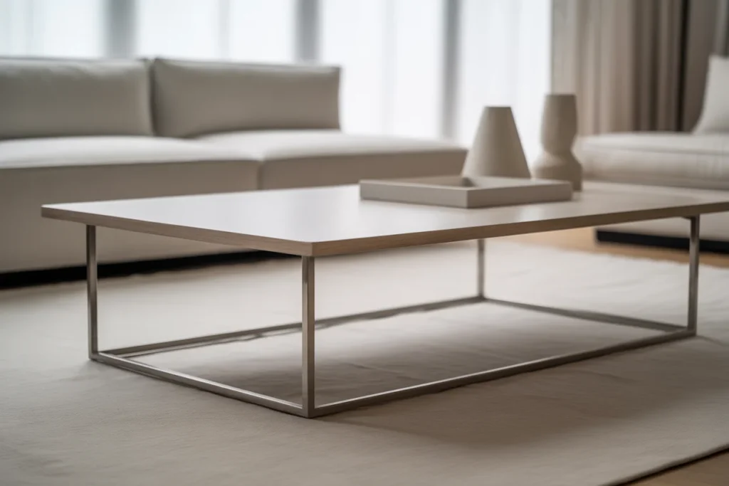 Minimal Coffee Table Functional Design