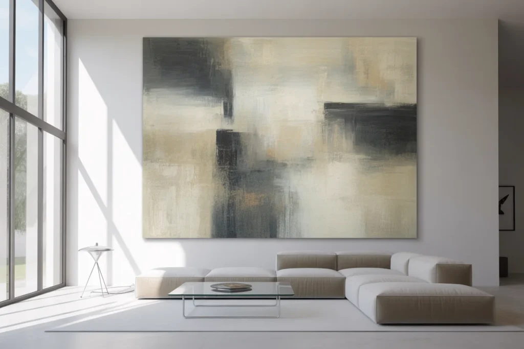 Large Statement Art Bold Living Room Impact