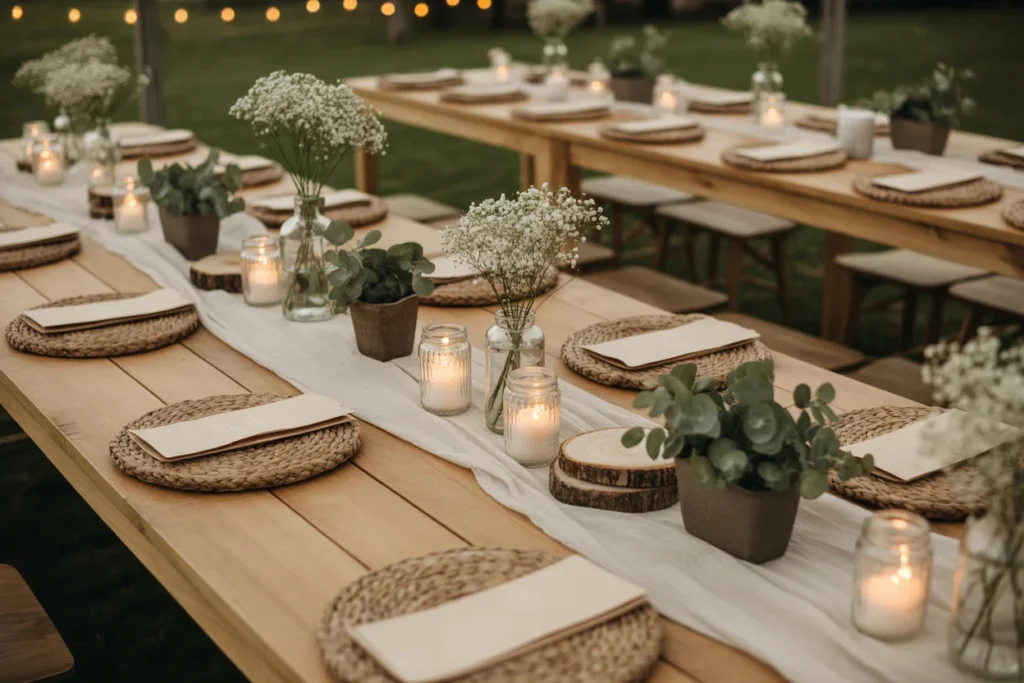 Wooden Decor Rustic Minimalist Engagement Look