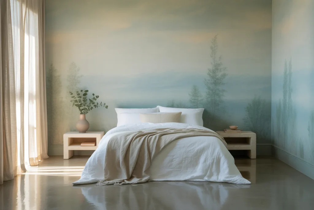 Rainwashed Blue Green Relaxing Fresh Color