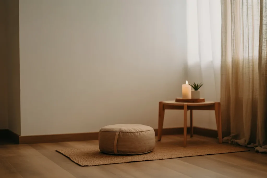 Zen Corner Meditation Spa Room Space