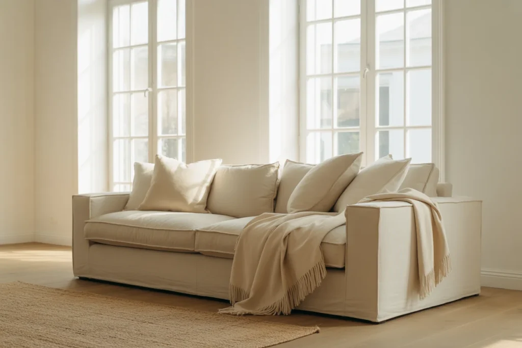 Neutral Color Palette Calm Living Room
