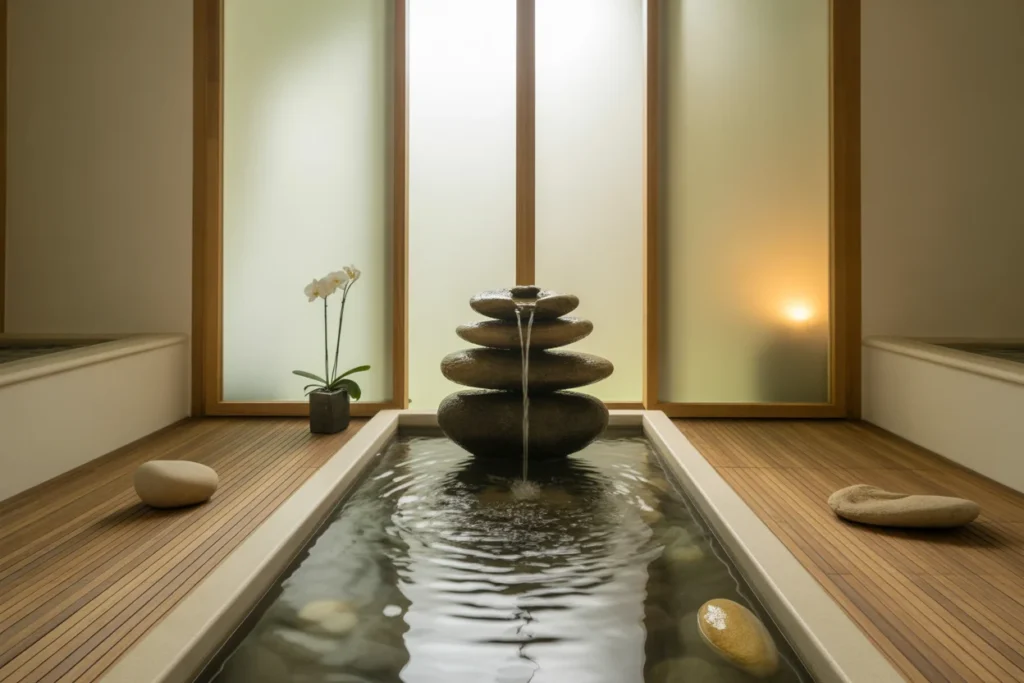 Water Elements Calm Spa Room Relaxation