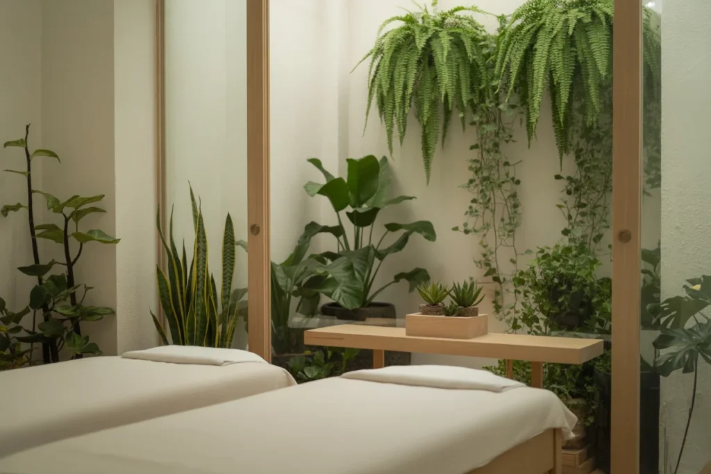 Indoor Plants Fresh Spa Room Natural Energy