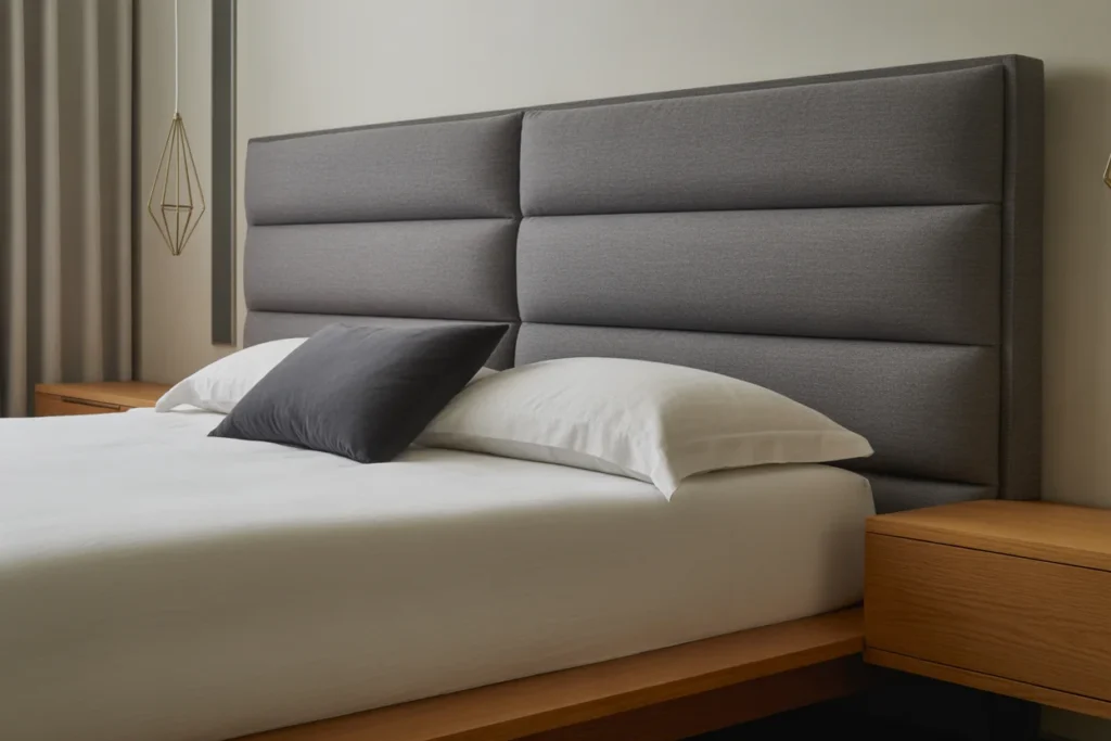Wall Mounted Headboard Stylish Space Saving Idea
