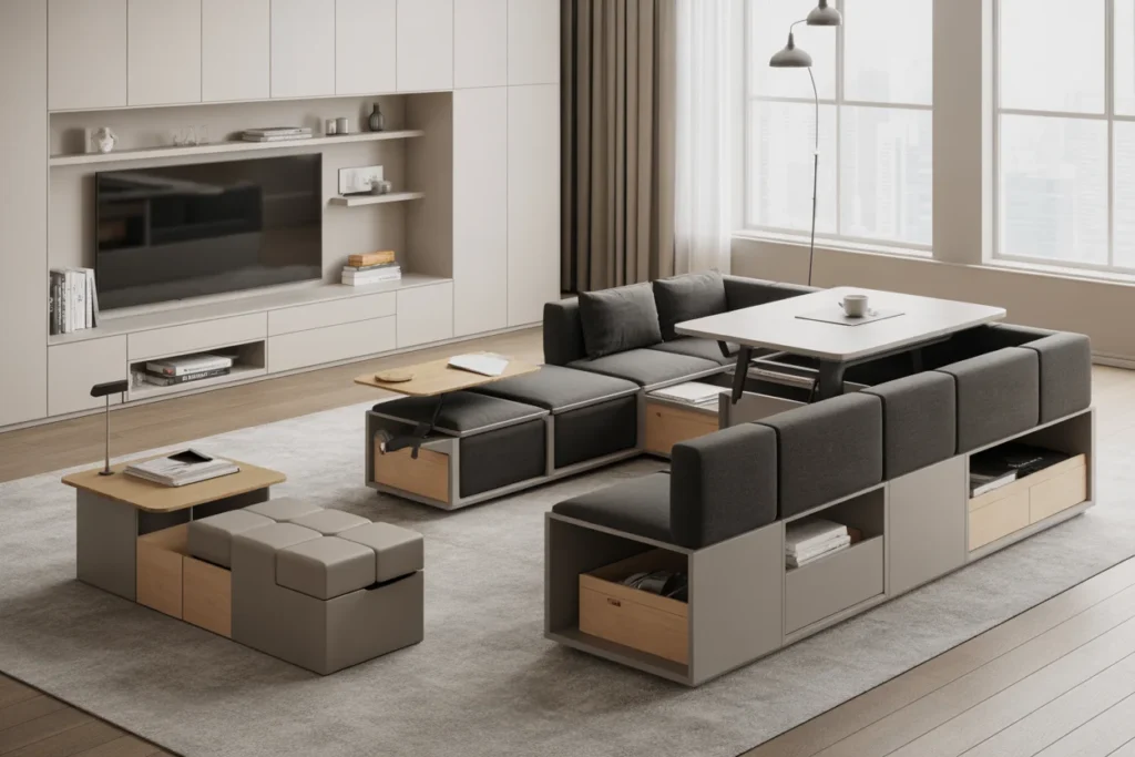 Multifunctional Furniture Smart Living Design