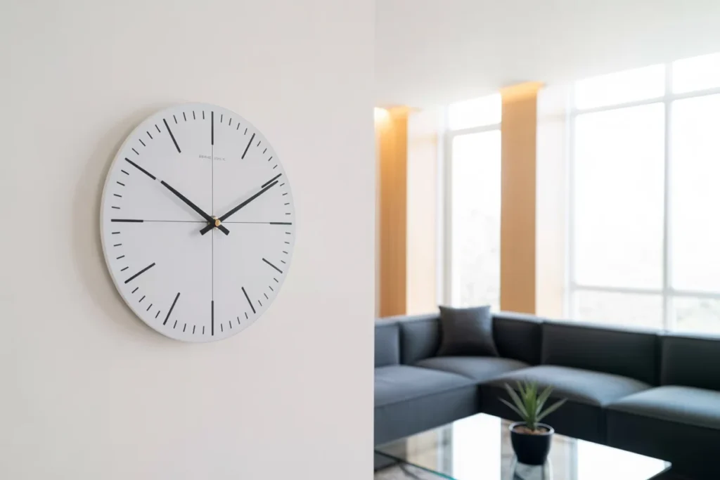 Wall Clock Decor Functional Modern Style