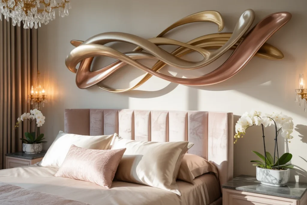 Metal Wall Sculptures Modern Elegant Accent