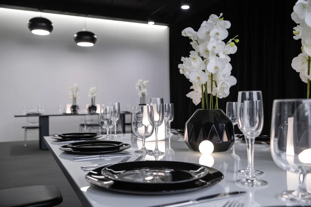 Black And White Decor Modern Luxury Theme
