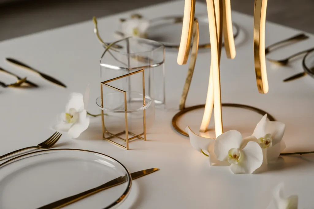 Gold Accent Decor Elegant Modern Style