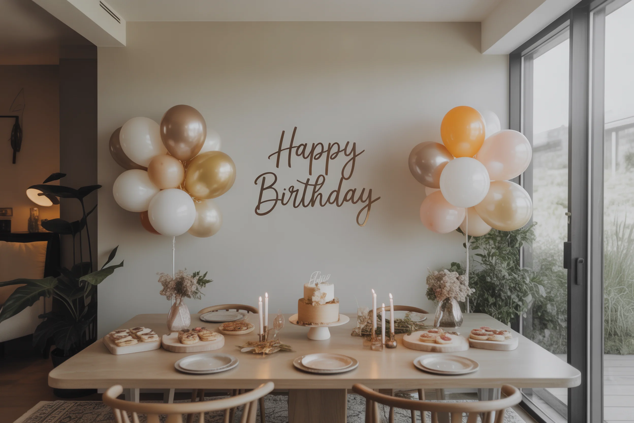 22 Minimalist Decor for Birthday Elegant Setup Ideas