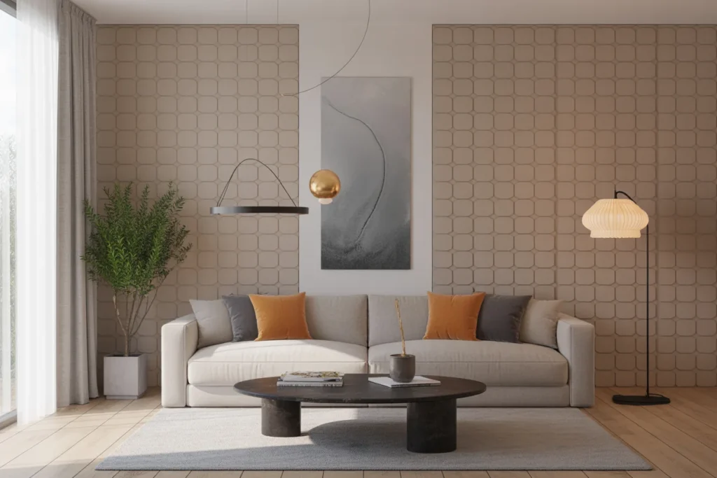 Textured Wall Panels Modern Design Feature